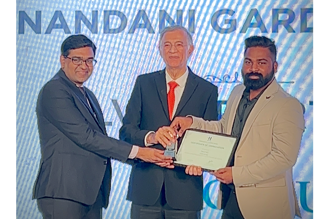 Award from Hiranandani group